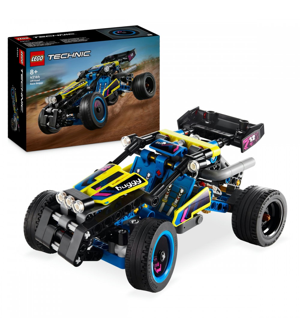 LEGO Technic: Buggy de curse off-road - 42164, 219 piese, 8 + ani - LEGO Technic