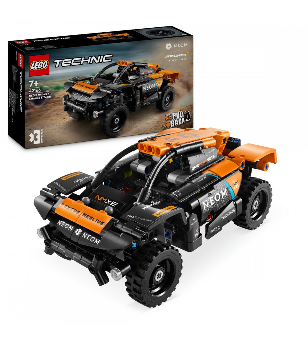 LEGO Technic: NEOM McLaren Extreme E Race Car - 42166, 252 piese, 7 + ani - LEGO Technic