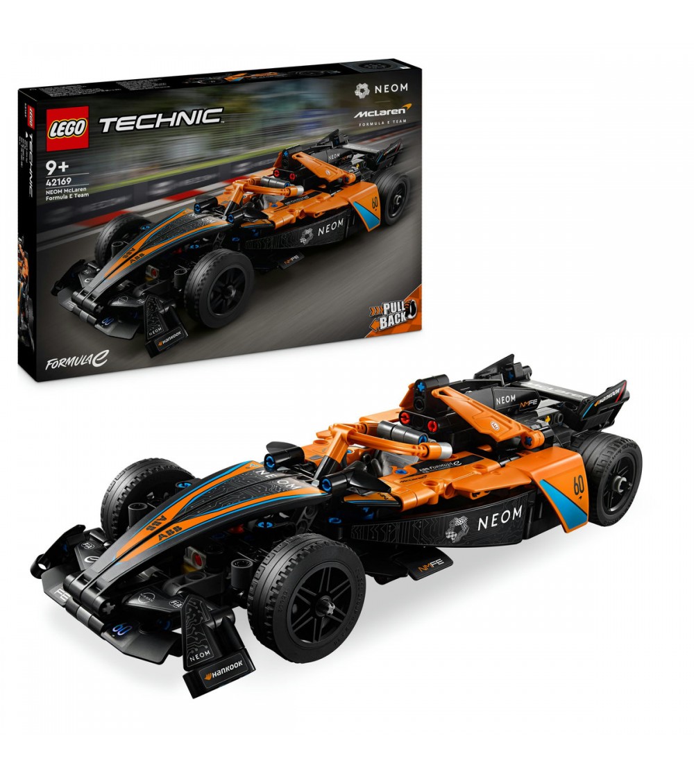LEGO Technic: Masina de cursa NEOM McLaren Formula E - 42169, 452 piese, 9 + ani - LEGO Technic