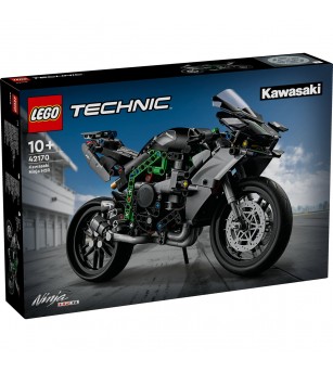 LEGO Technic: Motocicleta Kawasaki Ninja H2R - 42170, 643 piese, 10 + ani - LEGO Technic