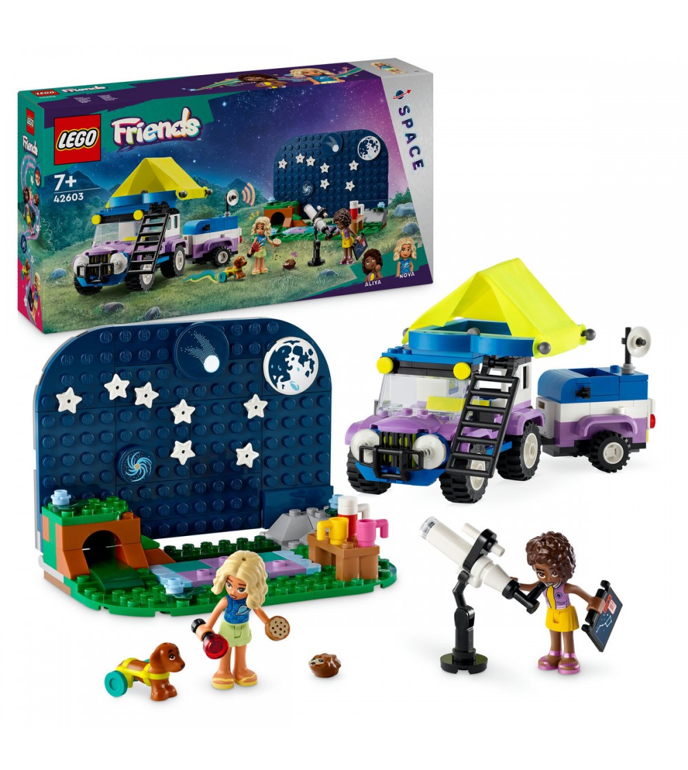 LEGO Friends: Vehicul de camping pentru observarea stelelor - 42603, 364 piese, 7 + ani - LEGO Friends LEGO Friends: Vehicul de camping pentru observarea stelelor - 42603, 364 piese, 7 + ani - LEGO Friends