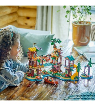 LEGO Friends: Casa din copac din tabara de aventuri - 42631, 1128 piese, 8 + ani - LEGO Friends