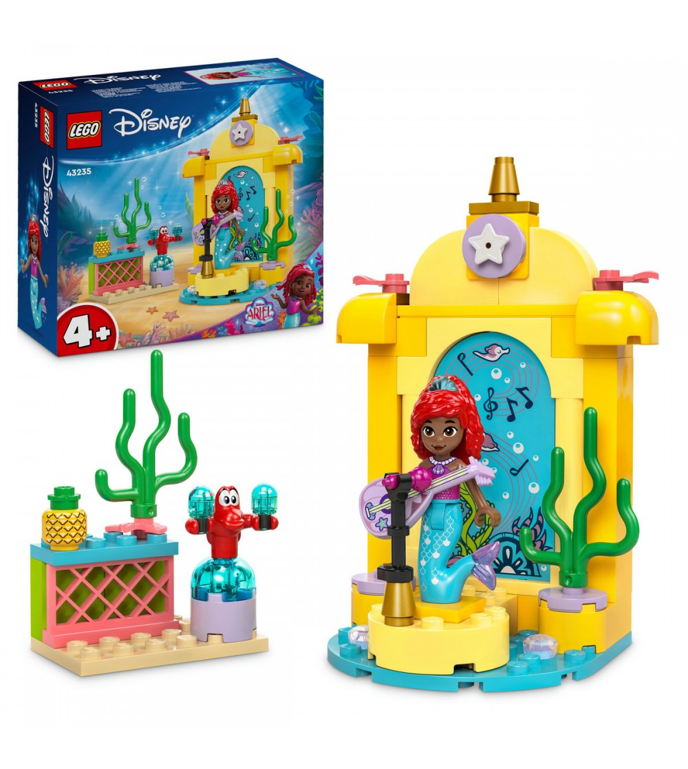 LEGO Disney: Scena muzicala a lui Ariel - 43235, 60 piese, 4 + ani - LEGO Disney