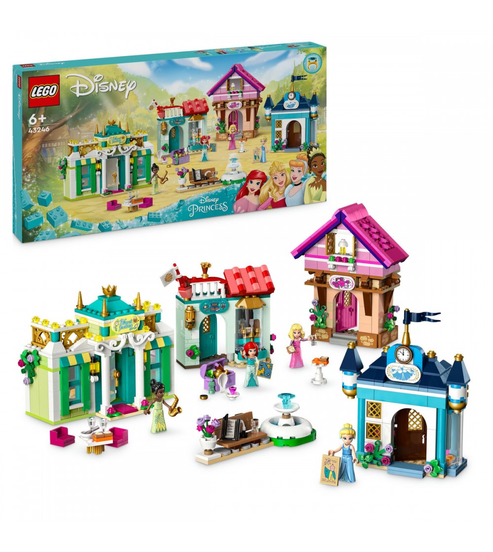 LEGO Disney: Aventura printeselor Disney la piata - 43246, 817 piese, 6 + ani - LEGO Disney