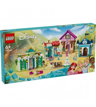 LEGO Disney: Aventura printeselor Disney la piata - 43246, 817 piese, 6 + ani - LEGO Disney