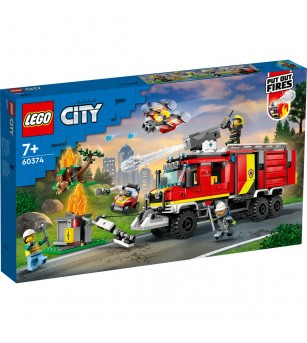 LEGO City: Camion de pompieri - 60374, 502 piese, 7 + ani - LEGO City