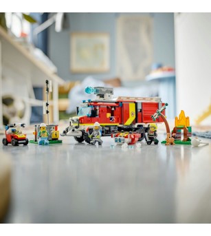 LEGO City: Camion de pompieri - 60374, 502 piese, 7 + ani - LEGO City