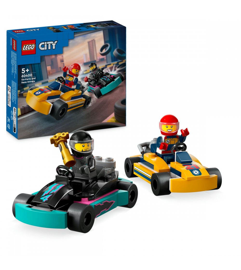 LEGO City: Carturi si piloti de curse - 60400, 99 piese, 5 + ani - LEGO City