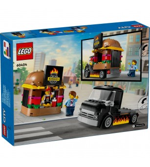 LEGO City: Toneta cu burgeri - 60404, 194 piese, 5 + ani - LEGO City