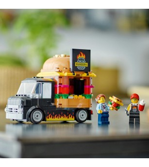 LEGO City: Toneta cu burgeri - 60404, 194 piese, 5 + ani - LEGO City
