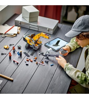 LEGO City: Excavator galben de constructii - 60420, 633 piese, 8 + ani - LEGO City