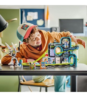 LEGO City: Parc cu roller-coaster Lumea Robotilor - 60421, 986 piese, 8 + ani - LEGO City