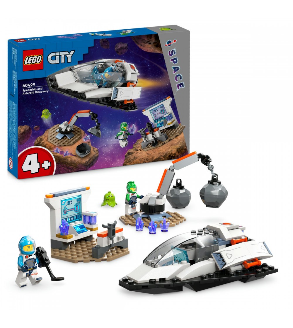 LEGO City: Nava spatiala si descoperirea asteroidului - 60429, 126 piese, 4 + ani - LEGO City