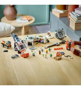 LEGO City: Baza spatiala si platforma de lansare a rachetei - 60434, 1422 piese, 8 + ani - LEGO City
