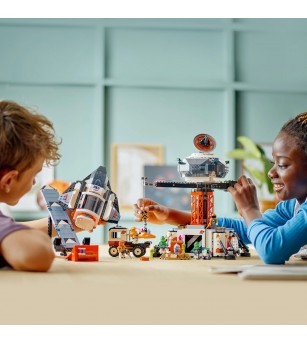 LEGO City: Baza spatiala si platforma de lansare a rachetei - 60434, 1422 piese, 8 + ani - LEGO City