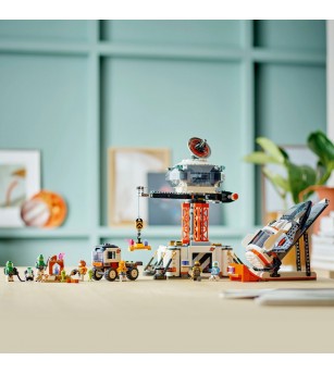 LEGO City: Baza spatiala si platforma de lansare a rachetei - 60434, 1422 piese, 8 + ani - LEGO City