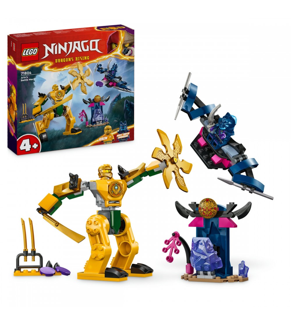 LEGO Ninjago: Robotul lui Arin - 71804, 104 piese, 4 + ani - LEGO Ninjago