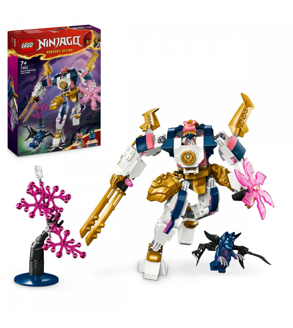 LEGO Ninjago: Robotul tehnologic al Sorei - 71807, 209 piese, 7 + ani - LEGO Ninjago