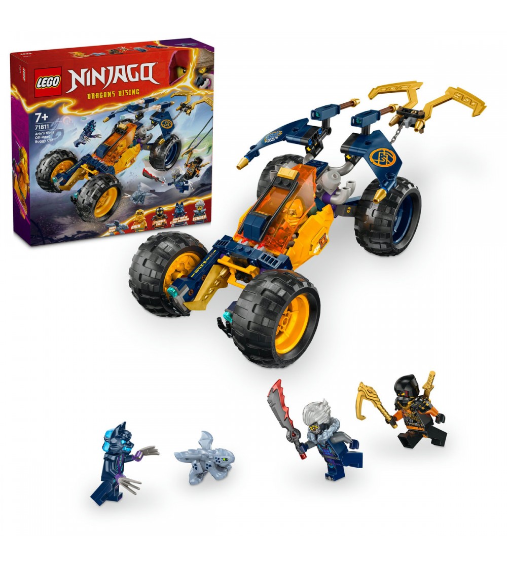 LEGO Ninjago: Buggy-ul Off-Road al lui Arin - 71811, 267 piese, 7 + ani - LEGO Ninjago