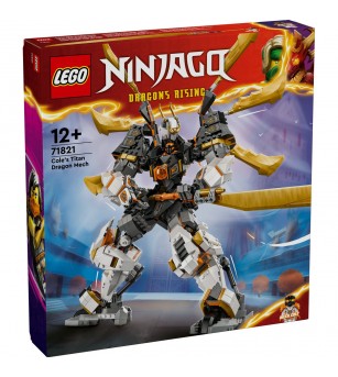LEGO Ninjago: Robotul-dragon de titan al lui Cole - 71821, 1055 piese, 12 + ani - LEGO Ninjago