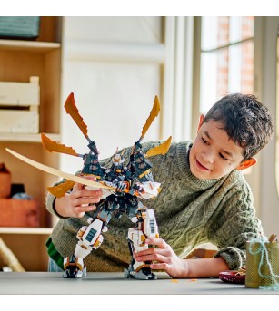 LEGO Ninjago: Robotul-dragon de titan al lui Cole - 71821, 1055 piese, 12 + ani - LEGO Ninjago