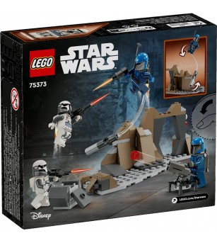LEGO Star Wars: Pachet de lupta Ambuscada pe Mandalore™ - 75373, 109 piese, 6 + ani - LEGO Star Wars