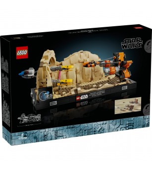 LEGO Star Wars: Diorama Cursa din Mos Espa - 75380, 718 piese, 18 + ani - LEGO Star Wars