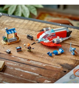 LEGO Star Wars: Crimson Firehawk - 75384, 136 piese, 4 + ani - LEGO Star Wars