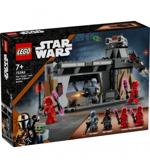 LEGO Star Wars: Lupta dintre Paz Vizsla™ si Moff Gideon™ - 75386, 289 piese, 7 + ani - LEGO Star Wars