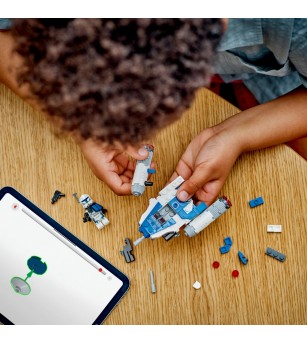 LEGO Star Wars: Micronava de lupta Y-Wing™ a Capitanului Rex - 75391, 99 piese, 6 + ani - LEGO Star Wars