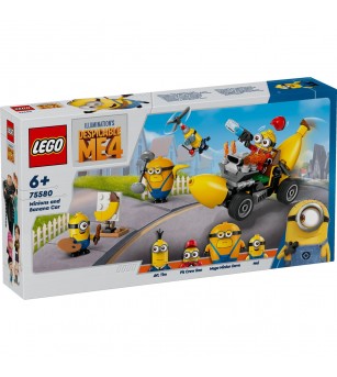LEGO Minions: Minionii si masina-banana - 75580, 136 piese, 6 + ani - LEGO Super Mario