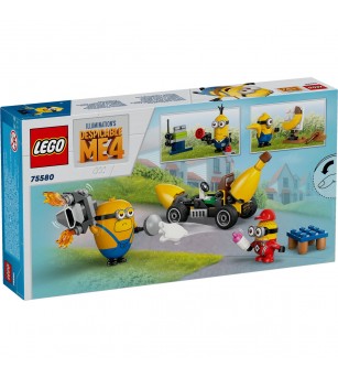 LEGO Minions: Minionii si masina-banana - 75580, 136 piese, 6 + ani - LEGO Super Mario