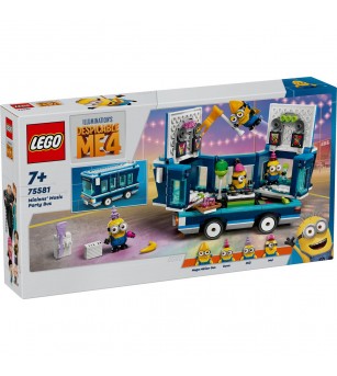 LEGO Minions: Autobuzul de petrecere al minionilor - 75581, 379 piese, 7 + ani - LEGO Super Mario