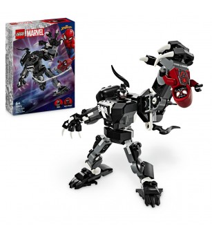 LEGO Marvel Super Heroes: Armura de robot a lui Venom vs Miles Morales - 76276, 134 piese, 6 + ani - LEGO DC Super Heroes
