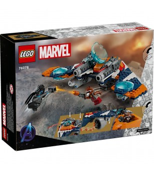 LEGO Marvel Super Heroes: Avionul de lupta al lui Rocket vs Ronan - 76278, 290 piese, 8 + ani - LEGO DC Super Heroes