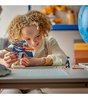 LEGO Marvel Super Heroes: Avionul de lupta al lui Rocket vs Ronan - 76278, 290 piese, 8 + ani - LEGO DC Super Heroes