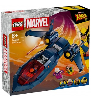LEGO Marvel Super Heroes: Avionul X-Jet al X-Men - 76281, 359 piese, 8 + ani - LEGO DC Super Heroes