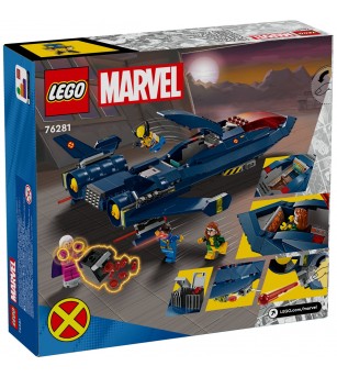 LEGO Marvel Super Heroes: Avionul X-Jet al X-Men - 76281, 359 piese, 8 + ani - LEGO DC Super Heroes