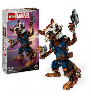 LEGO Marvel Super Heroes: Rocket si Bebelusul Groot - 76282, 566 piese, 10 + ani - LEGO DC Super Heroes