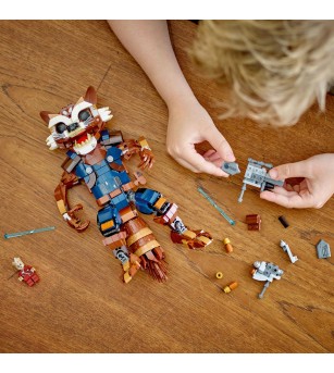 LEGO Marvel Super Heroes: Rocket si Bebelusul Groot - 76282, 566 piese, 10 + ani - LEGO DC Super Heroes