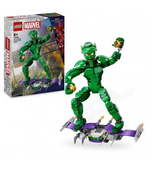 LEGO Marvel Super Heroes: Figurina de constructie Green Goblin - 76284, 471 piese, 8 + ani - LEGO DC Super Heroes