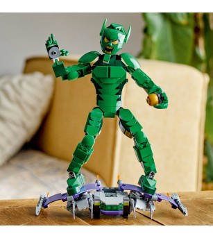 LEGO Marvel Super Heroes: Figurina de constructie Green Goblin - 76284, 471 piese, 8 + ani - LEGO DC Super Heroes