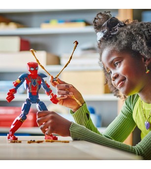 LEGO Marvel Super Heroes: Figurina de constructie Omul Paianjen de fier - 76298, 303 piese, 8 + ani - LEGO DC Super Heroes