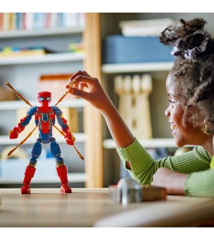 LEGO Marvel Super Heroes: Figurina de constructie Omul Paianjen de fier - 76298, 303 piese, 8 + ani - LEGO DC Super Heroes