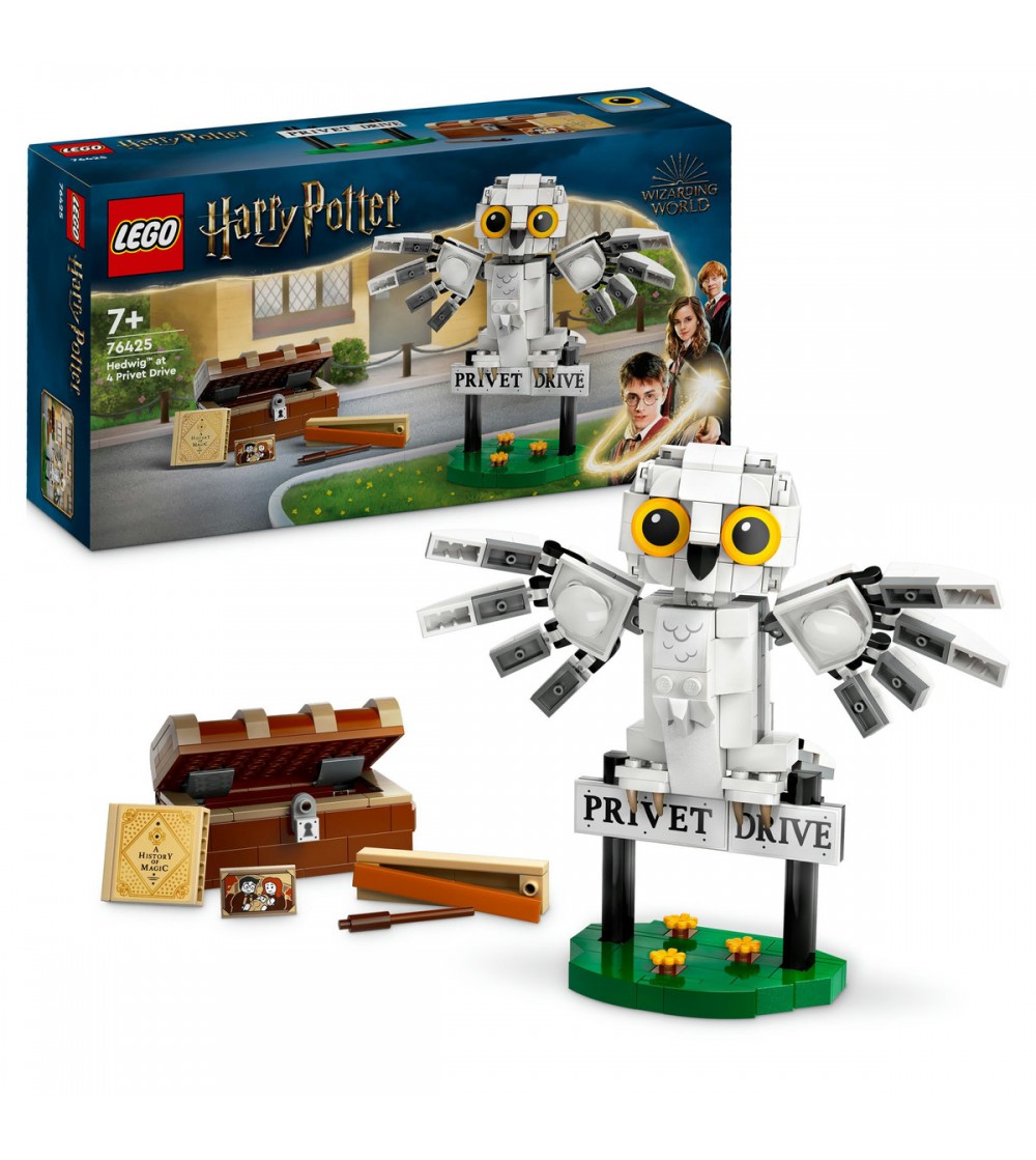 LEGO Harry Potter: Hedwig pe Privet Drive nr. 4 - 76425, 337 piese, 7 + ani - LEGO Harry Potter