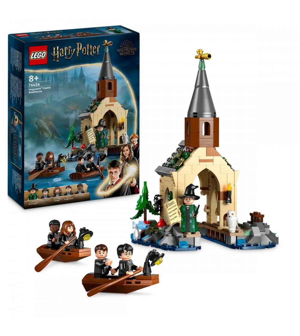 LEGO Harry Potter: Hangar pentru barci la Castelul Hogwarts - 76426, 350 piese, 8 + ani - LEGO Harry Potter