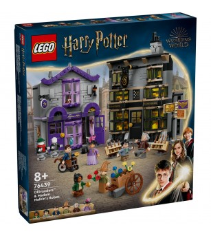 LEGO Harry Potter: Ollivander si magazinul de haine al lui Madam Malkin - 76439, 744 piese, 8 + ani - LEGO Harry Potter