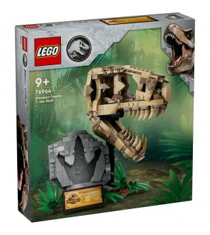 LEGO Jurassic World: Fosile de dinozaur: craniu de T.rex - 76964, 577 piese, 9 + ani - LEGO Jurassic World
