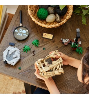LEGO Jurassic World: Fosile de dinozaur: craniu de T.rex - 76964, 577 piese, 9 + ani - LEGO Jurassic World