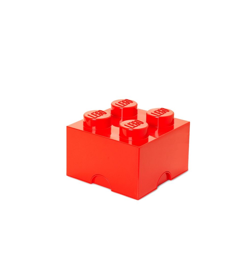 Cutie depozitare LEGO 2x2 rosu - Organizare jucarii